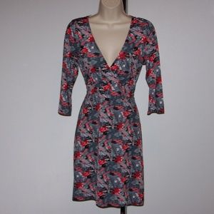 BCBGMaxAzria Stretch Print Dress Medium